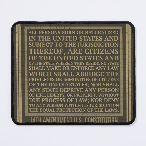 Item preview, 14th Amendment We The People Overlay Square designed and sold by bfwilson.