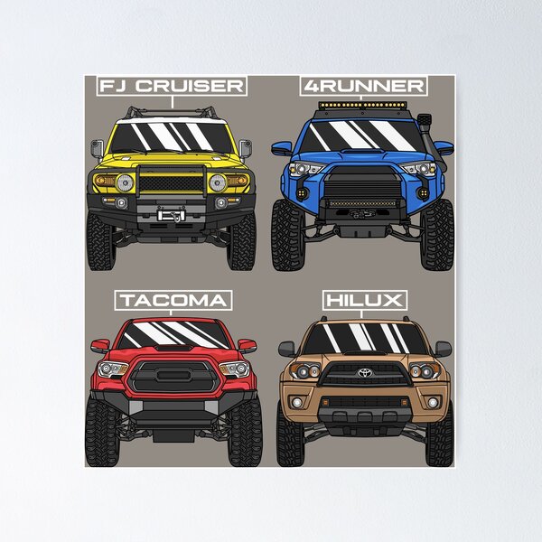 Item preview, Toyota 4x4 Off-Road Trucks designed and sold by JDM Guyvit.