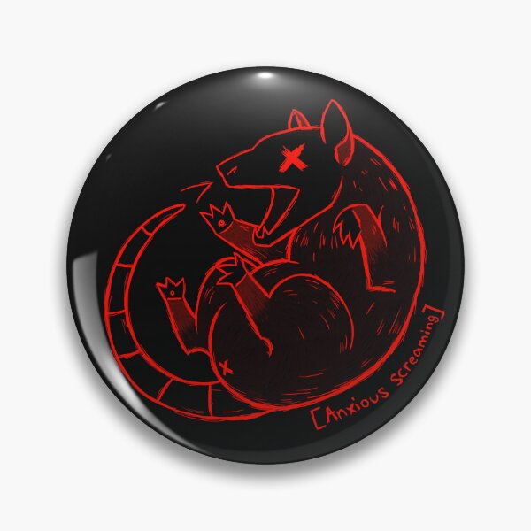 Item preview, red anxious screaming opossum - aforceofart designed and sold by aforceofart.