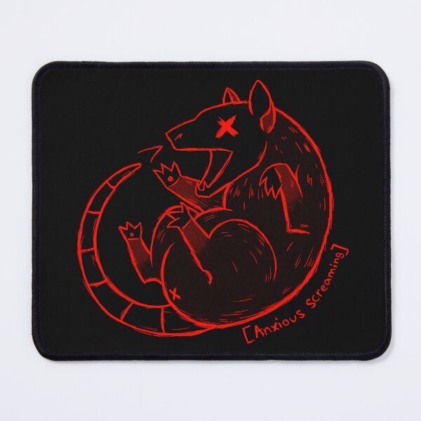 Item preview, red anxious screaming opossum - aforceofart designed and sold by aforceofart.