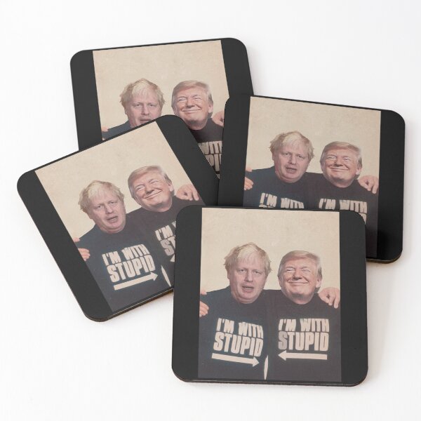 Item preview, Trump and Boris Johnson - I_m With Stupid   designed and sold by DreamDrawing.