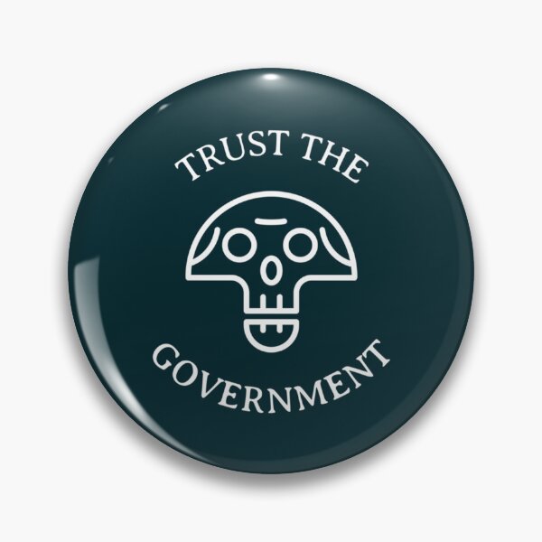 Item preview, Trust The Government - Political Skull Anti Politics Tory Libertarian   designed and sold by DreamDrawing.
