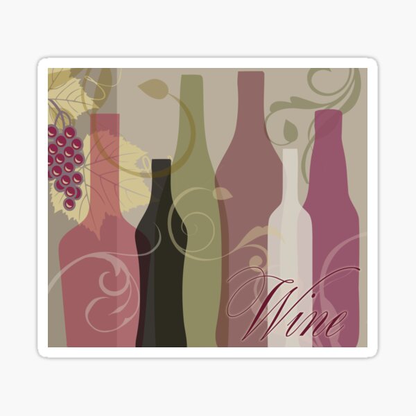 Artikel-Vorschau von Moderner Wein II, designt und verkauft von Sasha Art Gallery.