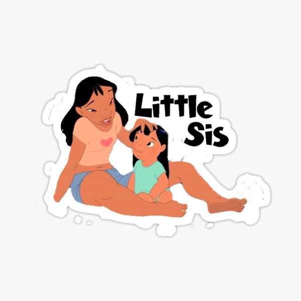 Lilo and stitch Sticker for Sale by MelissaroseB