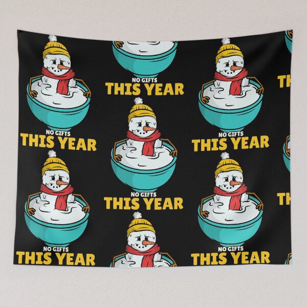 Item preview, NO GIFTS THIS YEAR Snowmank Claus Cool Cartoon Christmas Design Featuring an Snowmank  designed and sold by BrianWood70613.