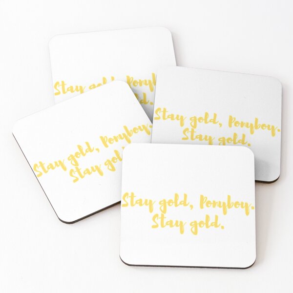 Item preview, Stay Gold Ponyboy designed and sold by sophaesthetic.