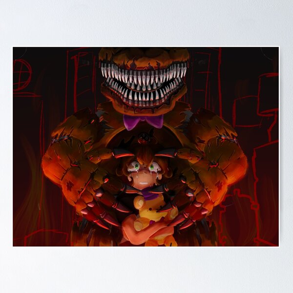 Nightmare Fredbear (Five Nights at Freddy's) Poster for Sale by