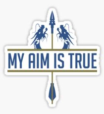 Hanzo - My Aim Is True Sticker