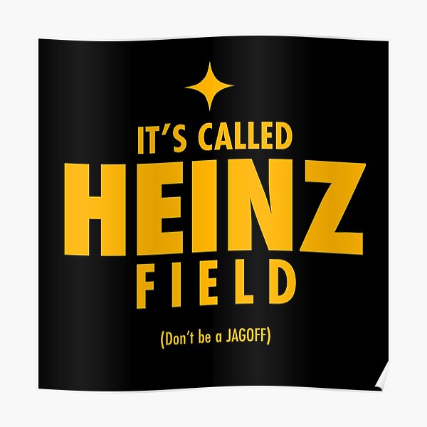 Heinz Field Word Art Poster  Pittsburgh Steelers Gifts & Decor