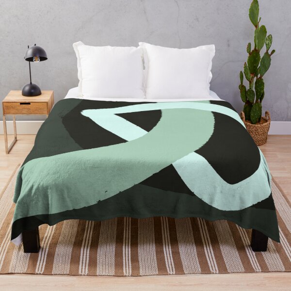 Item preview, Minimalist Dark Worm World Abstract Art designed and sold by nelloryn.