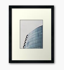 Serrated Façade Framed Print