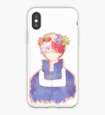 todoroki shouto flower crown iPhone Case