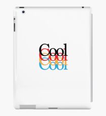 "COOL" Primary Colours Sticker iPad Case/Skin