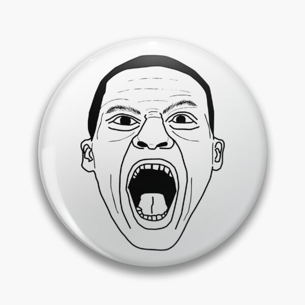Item preview, RUSSELL WESTBROOK PRIMAL SCREAM FACE OF FURY BLACK + WHITE MINIMALIST DESIGN   designed and sold by OmoroseTazanna.