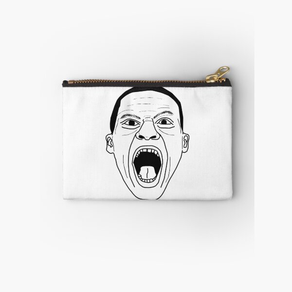 Item preview, RUSSELL WESTBROOK PRIMAL SCREAM FACE OF FURY BLACK + WHITE MINIMALIST DESIGN   designed and sold by OmoroseTazanna.