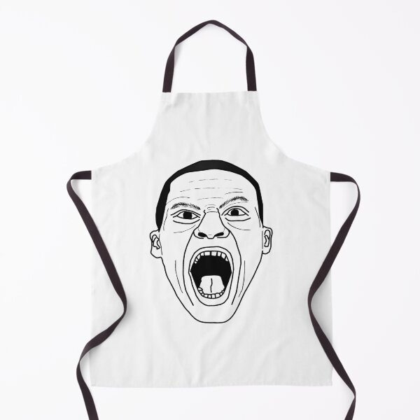 Item preview, RUSSELL WESTBROOK PRIMAL SCREAM FACE OF FURY BLACK + WHITE MINIMALIST DESIGN designed and sold by OmoroseTazanna.