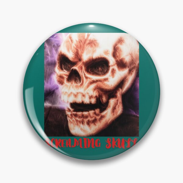 Item preview, screaming skull amazing design very fierceful   designed and sold by OmoroseTazanna.
