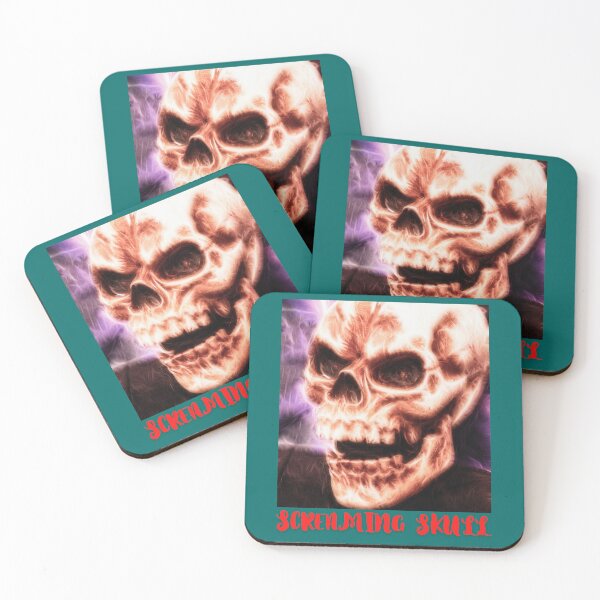 Item preview, screaming skull amazing design very fierceful   designed and sold by OmoroseTazanna.
