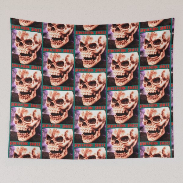 Item preview, screaming skull amazing design very fierceful   designed and sold by OmoroseTazanna.