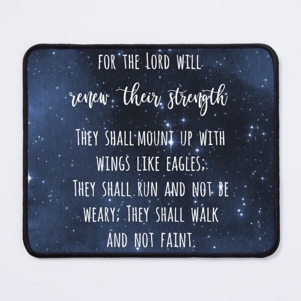 Item preview, Renew Their Strength, Isaiah 40:31 designed and sold by KAMdesignhaus.