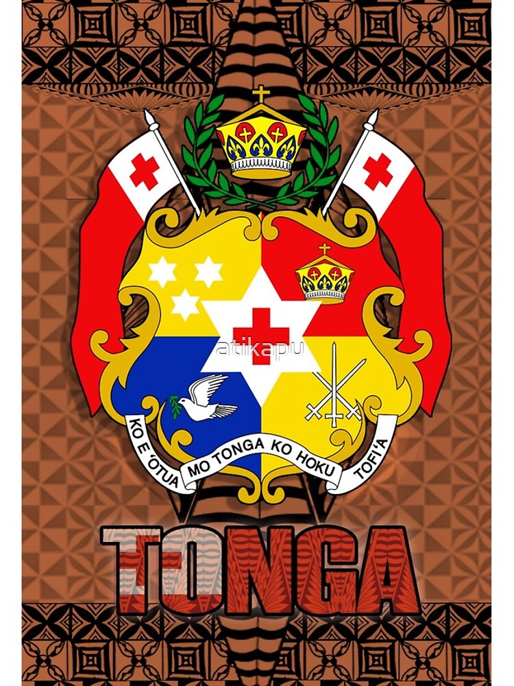 TONGAN SEAL iPhone Case by DJNAU DESIGN