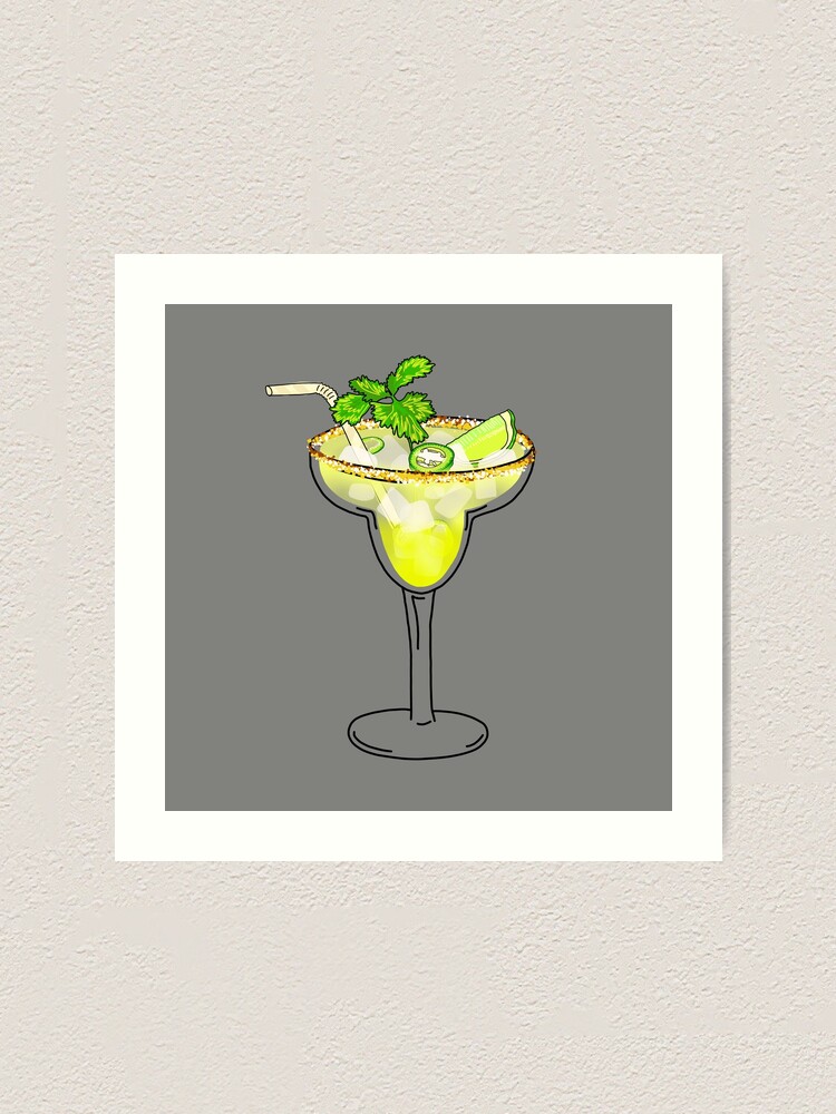 Margarita Glass Dimensions & Drawings