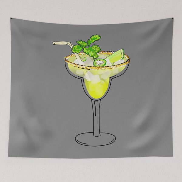Item preview, Spicy Jalapeno Margarita Cocktail Glass designed and sold by antevasinart.
