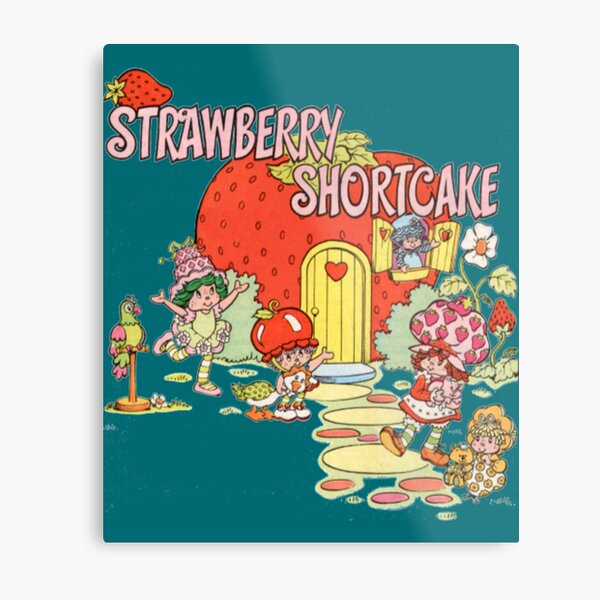 Strawberry Shortcake Strawberry Friends Metal Print For Sale By Distefani Redbubble