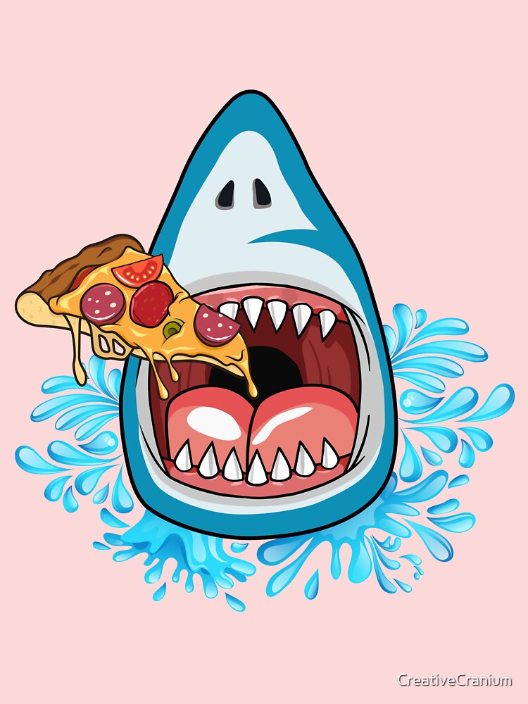 Shark eating pizza clearance plush