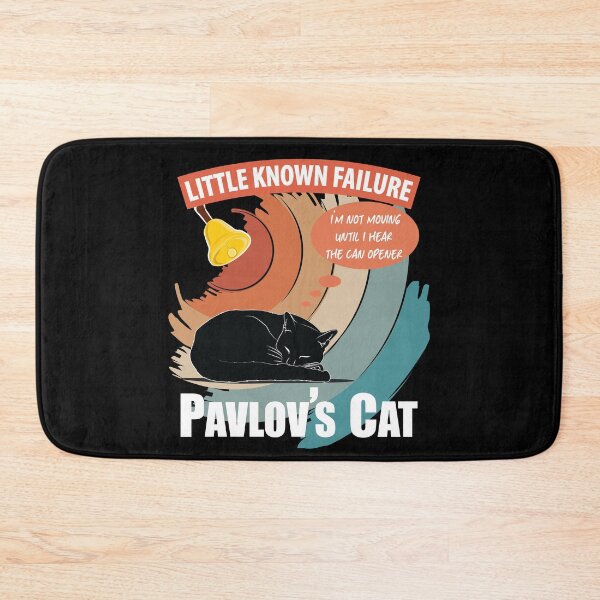 Item preview, Pavlovs Cat - Little Known Failure - Funny Cat Psychology designed and sold by TheInkElephant.