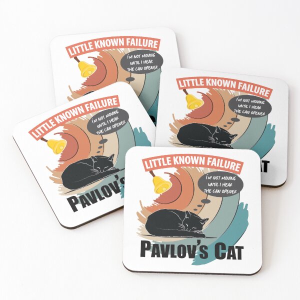 Item preview, Pavlovs Cat - Little Known Failure - Funny Cat Psychology designed and sold by TheInkElephant.