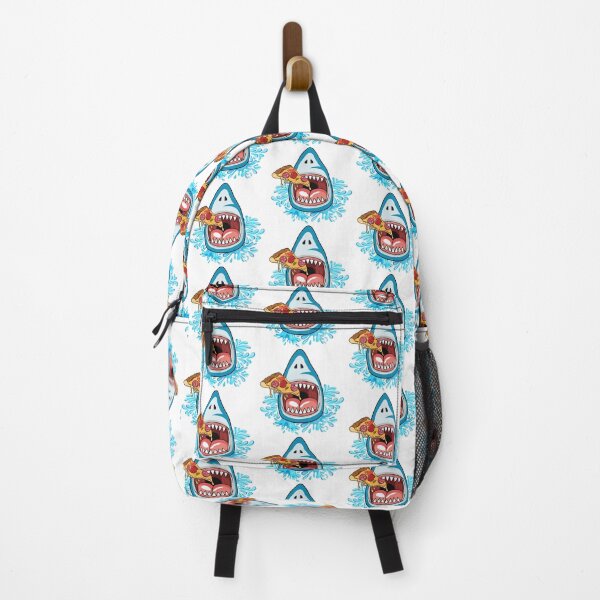 Item preview, Whimsical Shark Eating Pizza designed and sold by CreativeCranium.