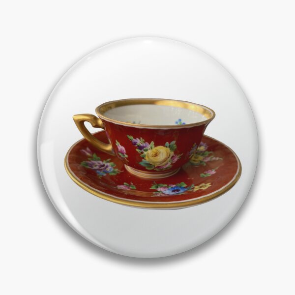 Item preview, Antique cup and saucer - cupandsaucer - vintage cup and saucer designed and sold by boomantique.