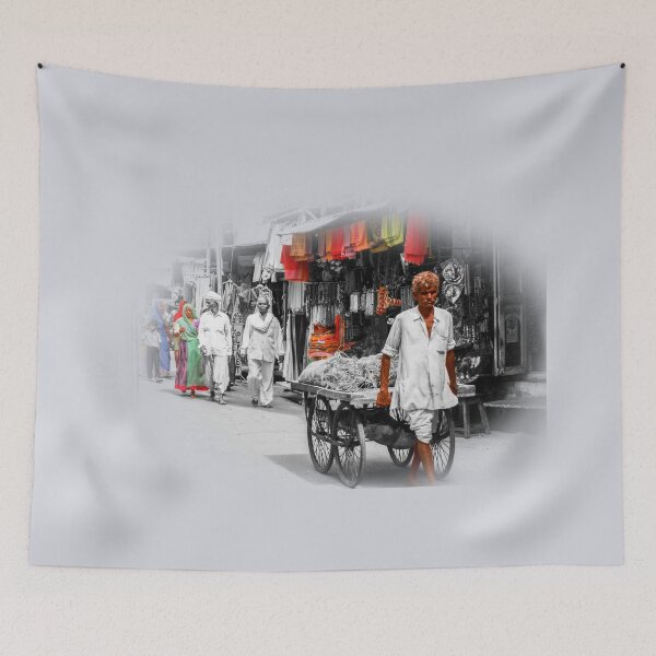 Item preview, Udaipur street scene designed and sold by indiafrankk.