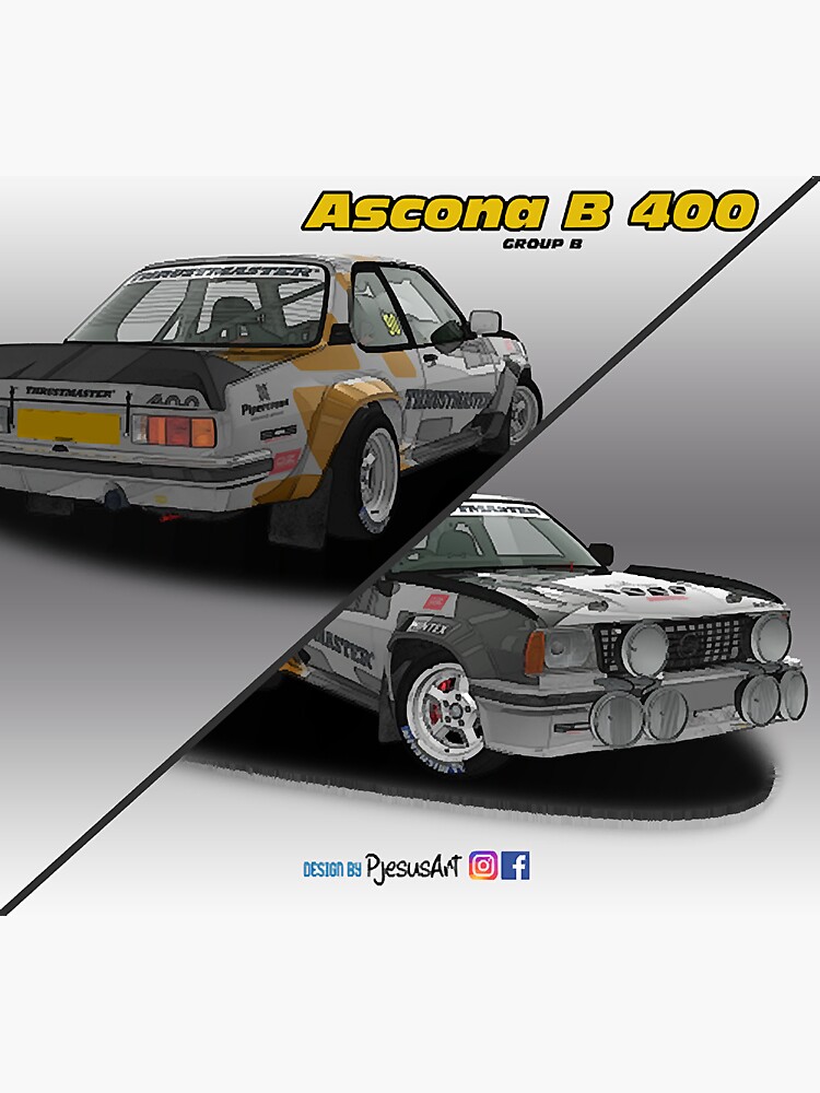 "Opel Ascona B 400 Group B " Sticker For Sale By MichaelBr59812 | Redbubble