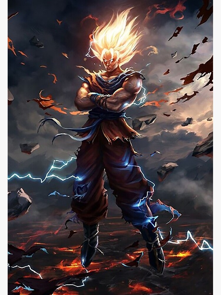 Son Goku Super Saiyan Mode posters & prints by Indi Creator - Printler