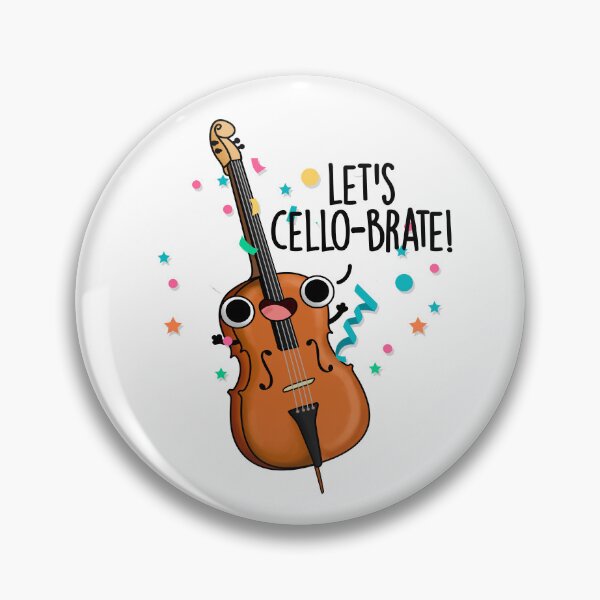 Item preview, Let's Cello-brate Funny Cello Puns   designed and sold by punnybone.