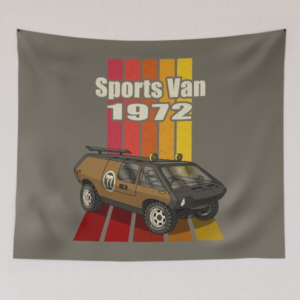 Item preview, Brubaker Box Retro Sports Van designed and sold by JDM Guyvit.
