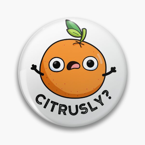 Item preview, Citrusly Orange Funny Fruit Puns  designed and sold by punnybone.