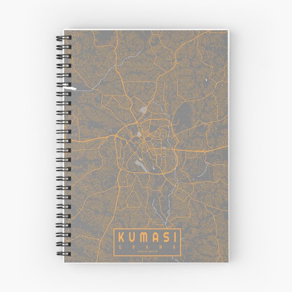 Item preview, Kumasi City Map of Ashanti, Ghana - Bauhaus designed and sold by deMAP.
