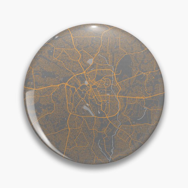 Item preview, Kumasi City Map of Ashanti, Ghana - Bauhaus designed and sold by deMAP.