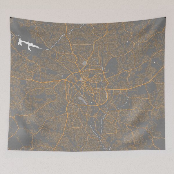 Item preview, Kumasi City Map of Ashanti, Ghana - Bauhaus designed and sold by deMAP.