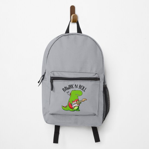 Item preview, Rawrk And Roll Rocker Funny Dinosaur Puns designed and sold by punnybone.