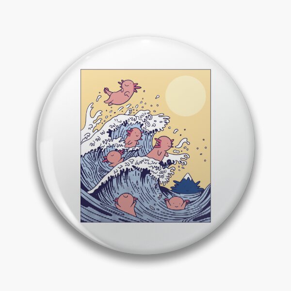 Item preview, Axolotl sea wave designed and sold by DerSenat.