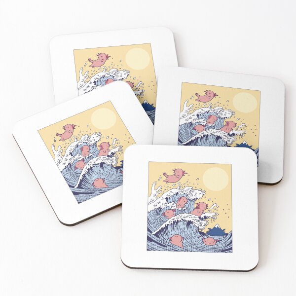 Item preview, Axolotl sea wave designed and sold by DerSenat.