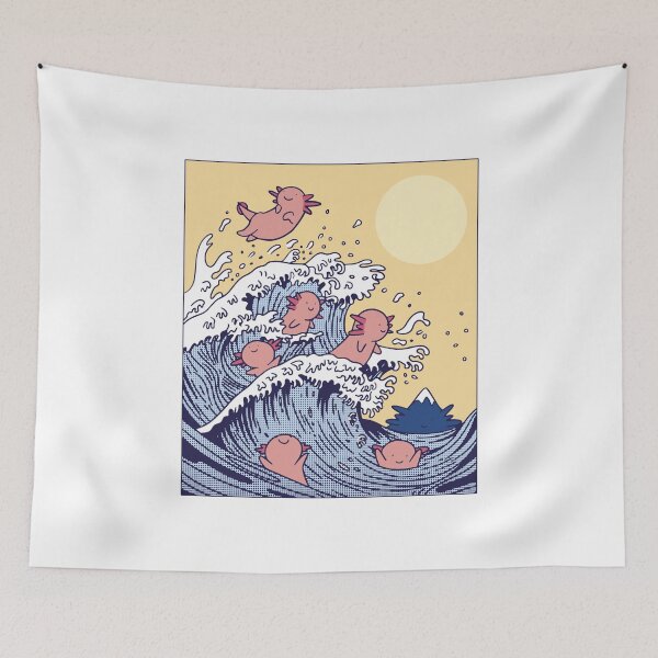 Item preview, Axolotl sea wave designed and sold by DerSenat.