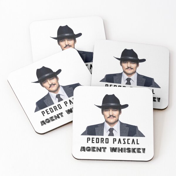 Artikelvorschau, Pedro Pascal als Agent Whiskey entworfen und verkauft von frenchpictorama.