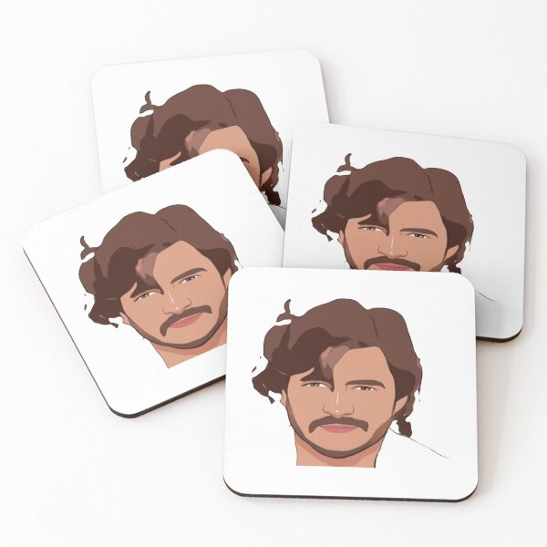 Artikelvorschau, Pedro Pascal Cartoon unordentliches Haar entworfen und verkauft von frenchpictorama.