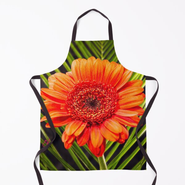 Item preview, single Gebera orange flower john skelton designed and sold by EdwinJohn.
