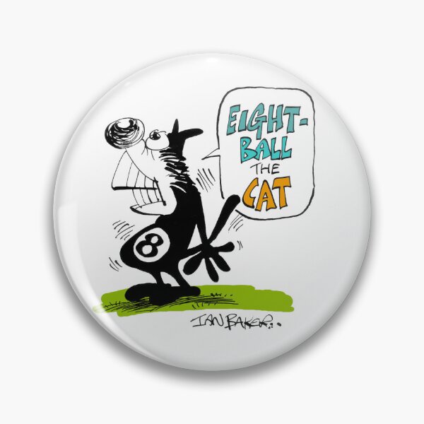 Item preview, Eight Ball the Cat designed and sold by IanBakerToons.
